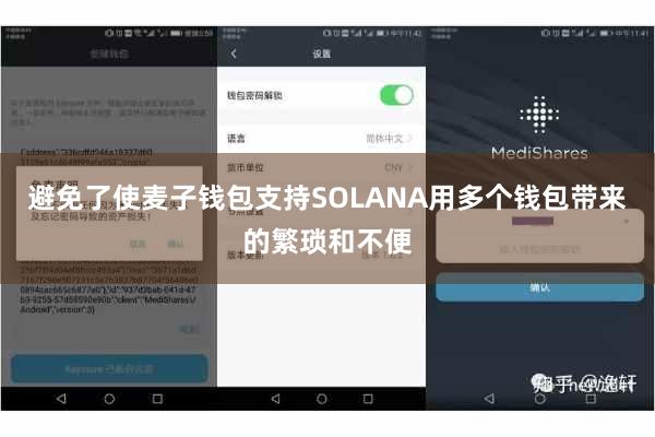 避免了使麦子钱包支持SOLANA用多个钱包带来的繁琐和不便