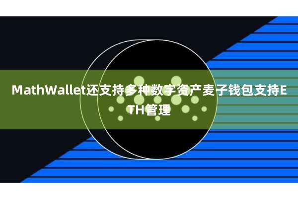 MathWallet还支持多种数字资产麦子钱包支持ETH管理